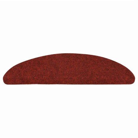 Trapmatten Zelfklevend 10 st 56x17x3 cm Bordeaux Rood Halfrond 3