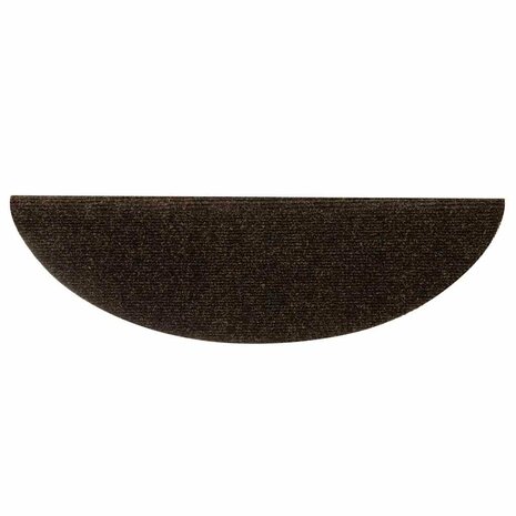 Trapmatten Zelfklevend 5 stuks 56x17x3 cm Bruin Halfrond 4