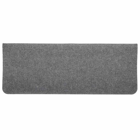 Trapmatten zelfklevend 15 st 65x24,5x3,5 cm grijs 6