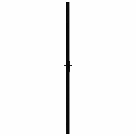 Binnendeur 83x201,5 cm ESG-glas en aluminium zwart 4