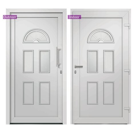 Voordeur 88x208 cm wit 6