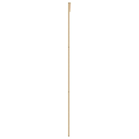 Schuifdeur 102,5x205 cm helder ESG-glas en aluminium goudkleur 4