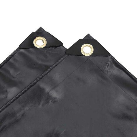 Dekzeil 650 g/m&sup2; 1x2,5 m zwart 5