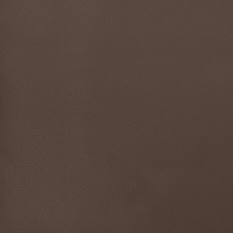 Pocketveringmatras medium 90x200x20 cm kunstleer bruin 6