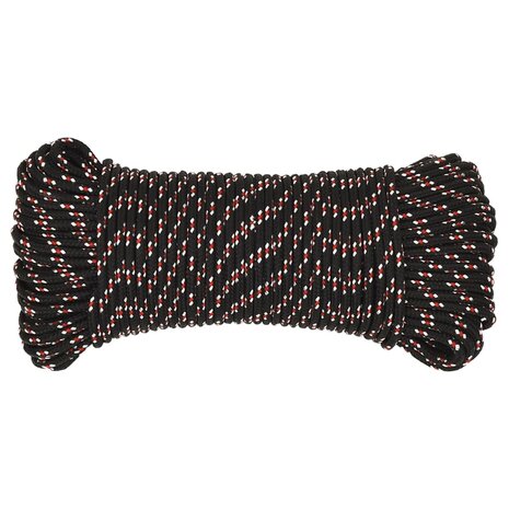Boot touw 3 mm 250 m polypropyleen zwart 3