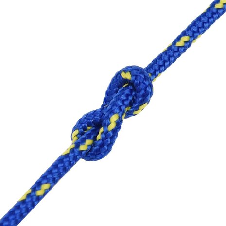 Boottouw 5 mm 100 m polypropyleen blauw 5