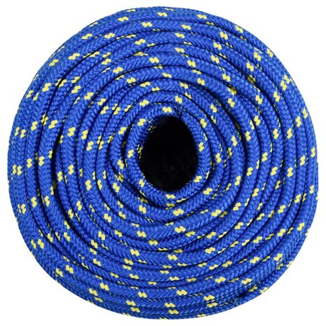 Boottouw 6 mm 25 m polypropyleen blauw 3