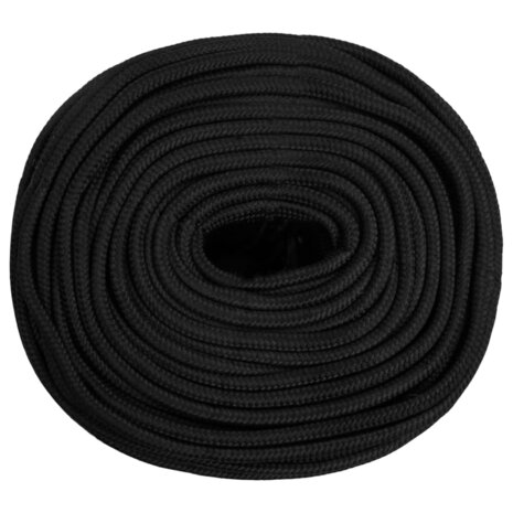 Boottouw 6 mm 25 m polypropeen zwart 3