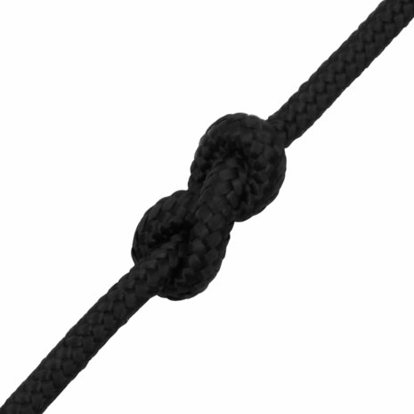 Boottouw 6 mm 25 m polypropeen zwart 5
