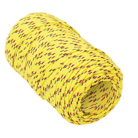 Boottouw 2 mm 250 m polypropyleen geel 3