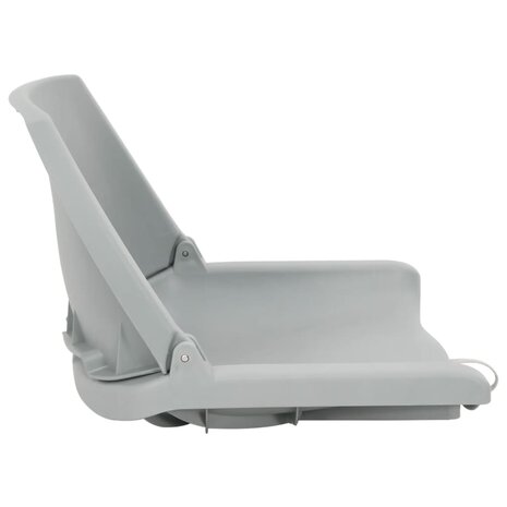 2-delige Bootstoelen set inklapbaar grijs 6