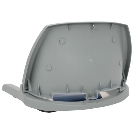 2-delige Bootstoelen set met blauw-witte kussens inklapbaar 8