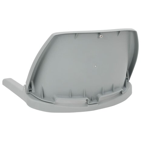 4-delige Bootstoelen set inklapbaar grijs 8
