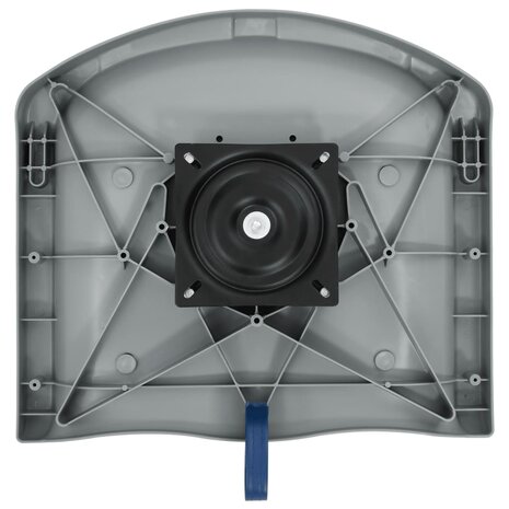 4-delige Bootstoelen set met blauw-witte kussens inklapbaar 9