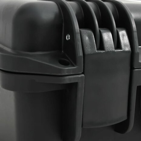 Flightcase draagbaar 46,5x21,5x17,5 cm PP zwart 7