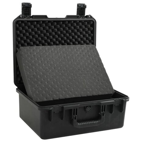 Flightcase draagbaar 49x38x23 cm PP zwart 4