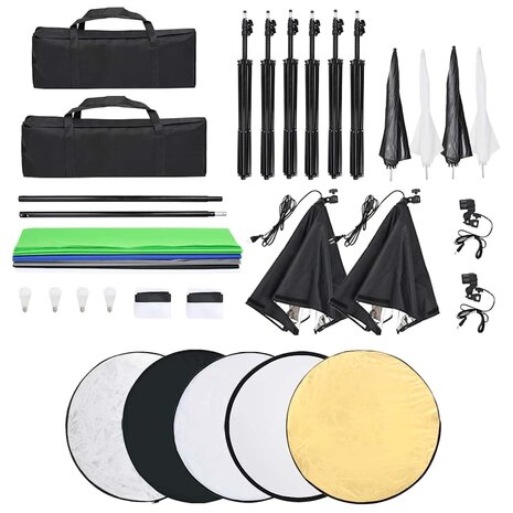 Fotostudioverlichtingsset 10