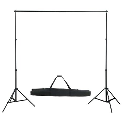 Fotostudioset met verlichtingsset, achtergrond en reflector 4