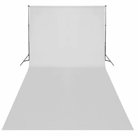 Achtergrond zonder standaard 600x300 cm katoen wit  2
