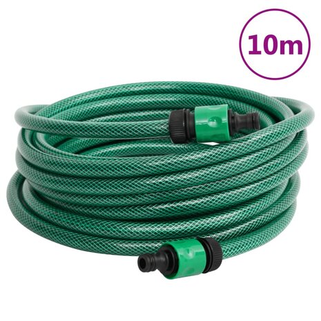 Zwembadslang 10 m PVC groen 5