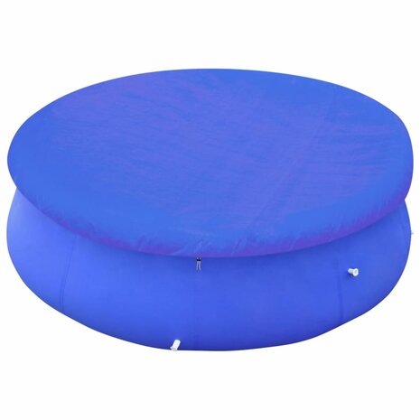 Zwembadhoezen 2 st rond 90 g/m&sup2; 460 cm PE 3