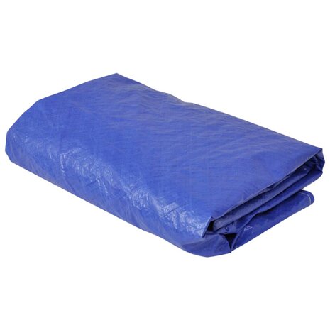 Zwembadhoezen 2 st rond 90 g/m&sup2; 540cm PE 5