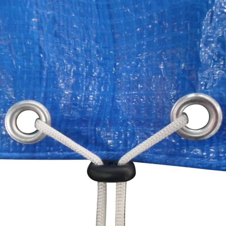 Zwembadhoezen 2 st rond 90 g/m&sup2; 540cm PE 7