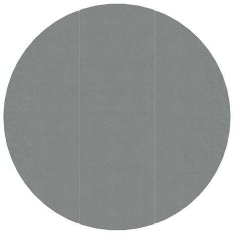 Zwembadgrondzeil &Oslash;396 cm polyester geotextiel lichtgrijs 3