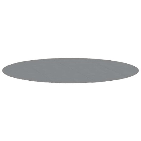 Zwembadgrondzeil &Oslash;500 cm polyester geotextiel lichtgrijs 2