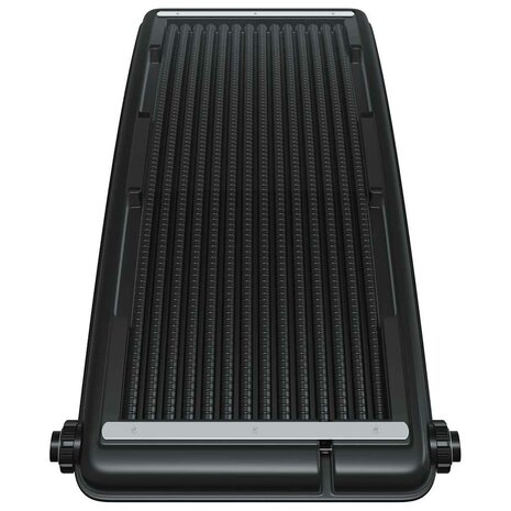 Zwembadverwarmingspaneel solar 2 st gebogen 110x65 cm 5