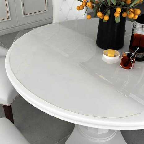Tafelbeschermer &Oslash;70 cm 1,6 mm PVC transparant 1