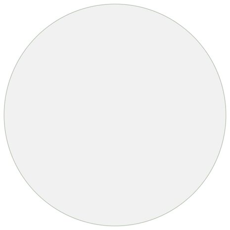 Tafelbeschermer &Oslash;80 cm 1,6 mm PVC mat 2