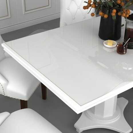 Tafelbeschermer 80x80 cm 1,6 mm PVC transparant 1
