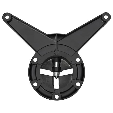 Tafelpoten in hoogte verstelbaar zwart 710 mm 4 st 6