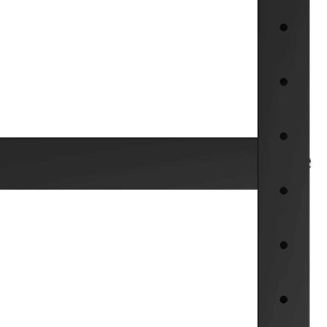 Werkbankframe 120x57x79 cm metaal zwart en rood 5