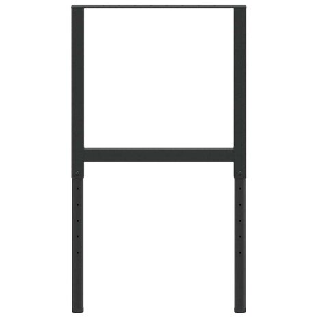 Werkbankframes verstelbaar 2 st 55x(69-95,5) cm metaal zwart 7