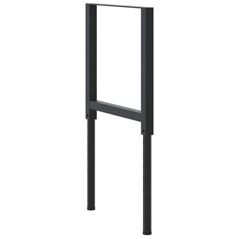 Werkbankframes verstelbaar 2 st 55x(69-95,5) cm metaal zwart 8