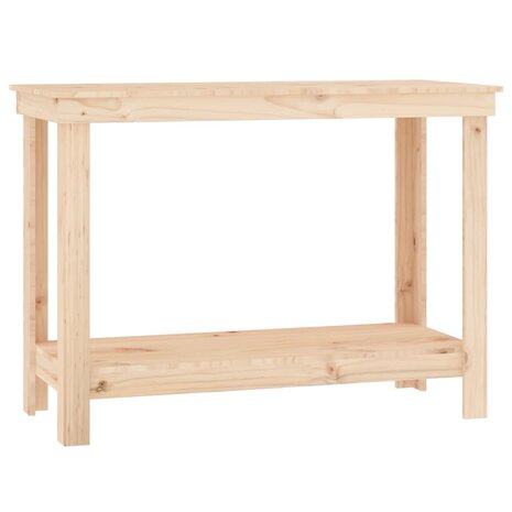 Werkbank 110x50x80 cm massief grenenhout 2