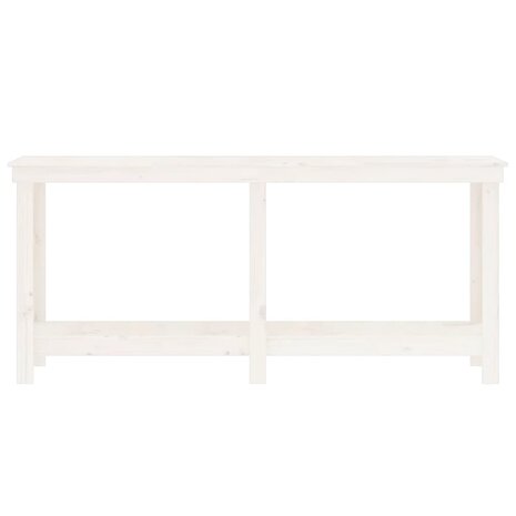 Werkbank 180x50x80 cm massief grenenhout wit 4