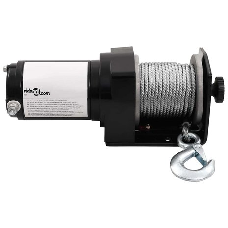 Elektrische lier 12 V 1360 kg met montageplaat en rollenvenster 4