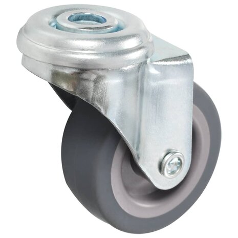 Zwenkwielen met boutgaten 4 st 50 mm 3