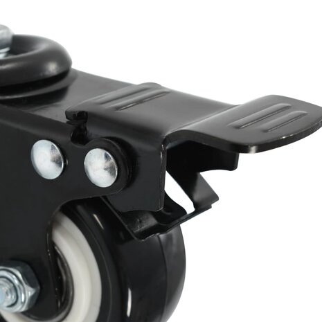 Zwenkwielen met remmen 4 st 50 mm 8