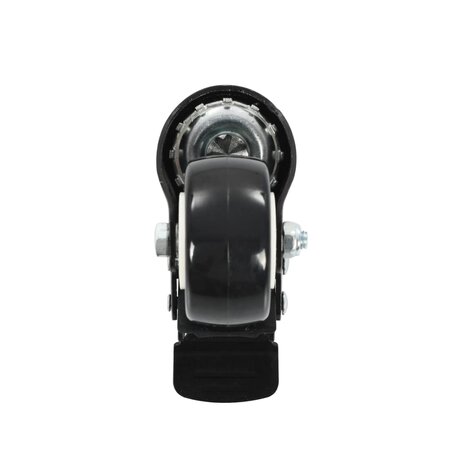 Zwenkwielen 12 st met remmen 50 mm 6