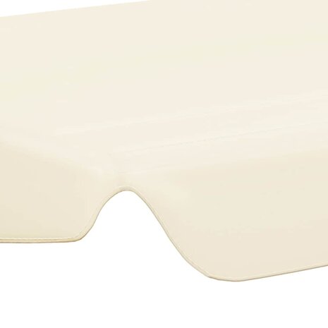 Vervangingsluifel voor schommelbank 150/130x105/70cm cr&egrave;mekleur 5