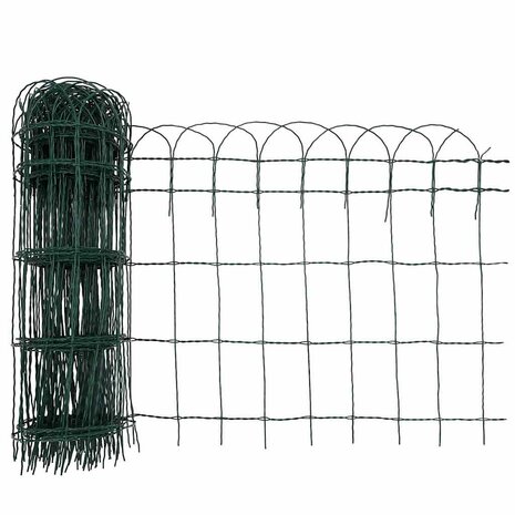 Borderafscheiding 10x0,65 m gepoedercoat ijzer 4