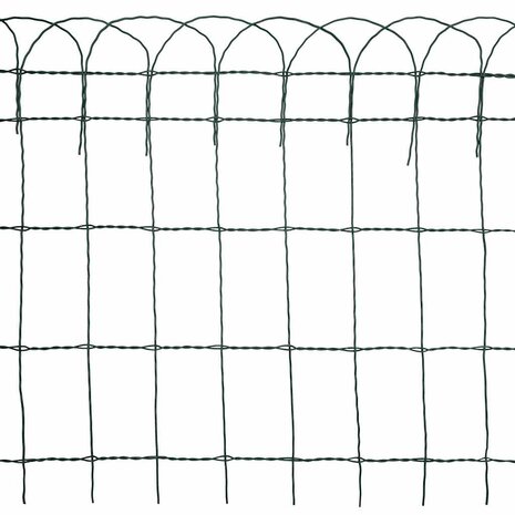 Borderafscheiding 10x0,65 m gepoedercoat ijzer 6