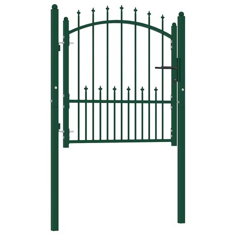 Hekpoort EMMEN met stalen pinnen 104x97 cm groen 1