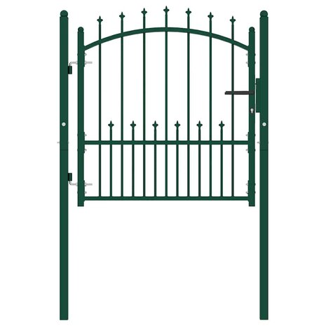 Hekpoort EMMEN met stalen pinnen 104x97 cm groen 2