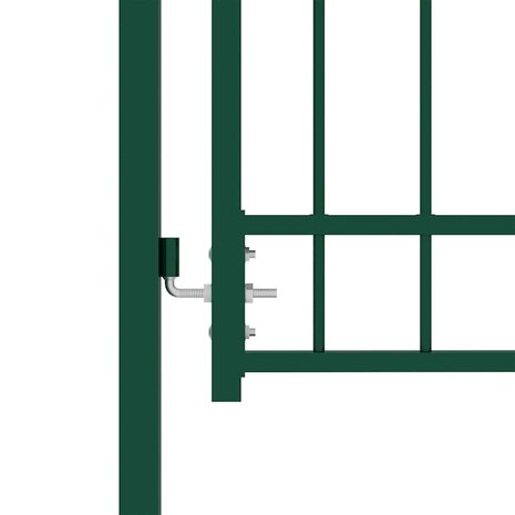 Hekpoort EMMEN met stalen pinnen 104x97 cm groen 3