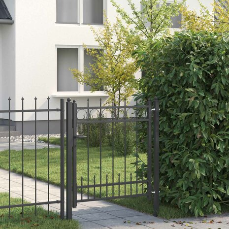 Hekpoort HORST Staal Zwart Vergrendelbaar 1